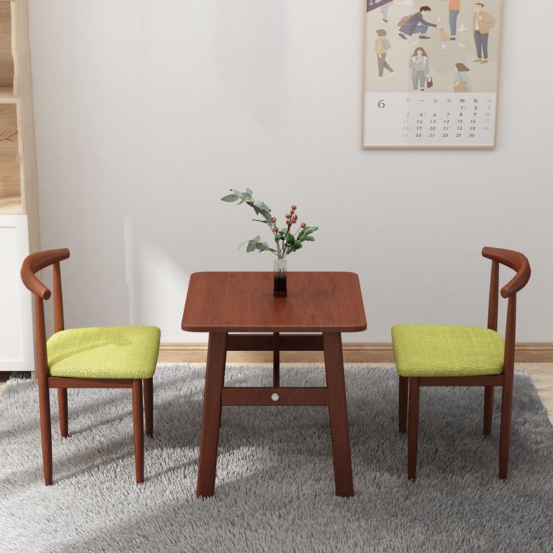 Square Dining Table Modern Plastic Tabletop with Metal Trestle Base Clearhalo 'Dining Tables & Seating' 'Dining Tables' 'dining_table' 'furn' 'furn_dining_table' 'Furniture' 'Kitchen & Dining Furniture' 1200x1200_f63e6cdb-ef6e-4b97-97df-1dcea9011399