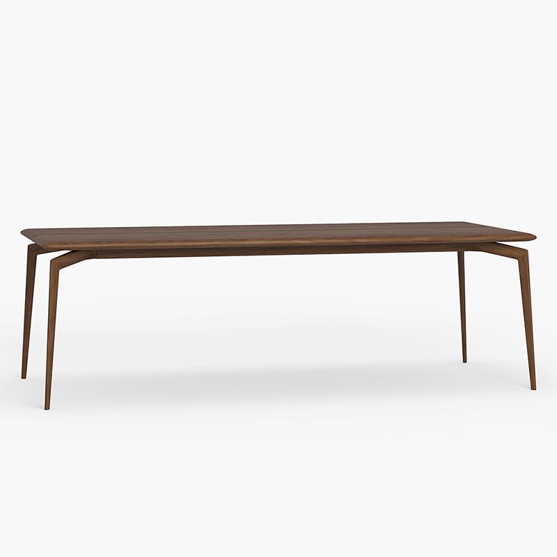 Matte Finish Rectangle Dining Table Modern Wooden Dinette Table Clearhalo 'Dining Tables & Seating' 'Dining Tables' 'dining_table' 'furn' 'furn_dining_table' 'Furniture' 'Kitchen & Dining Furniture' 1200x1200_f63edbae-18cb-444d-9f04-05dd89438c07