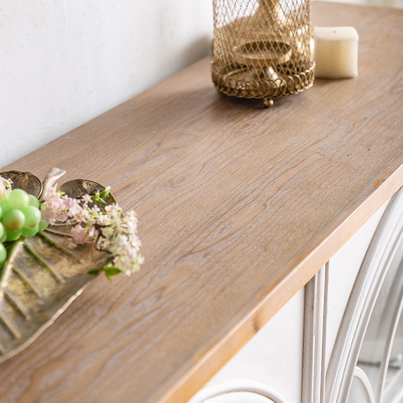 Traditional Pine Display Stand Glass Doors Storage Cabinet with Doors for Bedroom Clearhalo 'Display & China Cabinets' 'display_china_cabinets' 'furn' 'furn_display_china_cabinets' 'Furniture' 'Kitchen & Dining Furniture' 1200x1200_f63f4719-24ce-46c3-a7cc-d29a7dbc404d