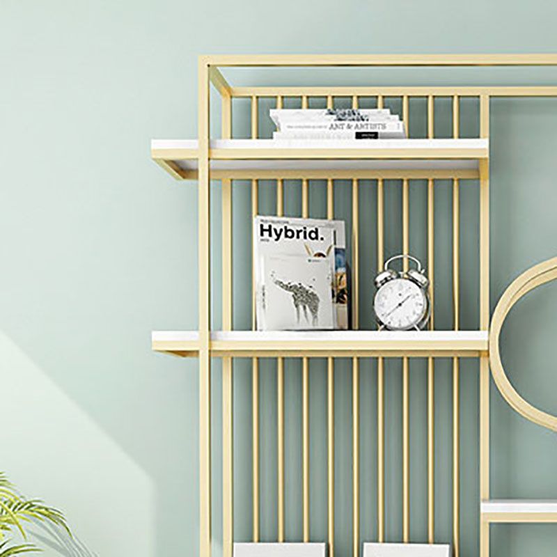 11.81"W Bookcase Glam Style Open Back Bookshelf for Office Study Room Home Clearhalo 'Bookcases' 'furn' 'furn_bookcases' 'Furniture' 'furniture_bookcases' 'kitchen' 'kitchen_bookcases' 'Living Room Furniture' 'Office Furniture' 1200x1200_f63f903e-b6d2-4e64-826d-47977117c481