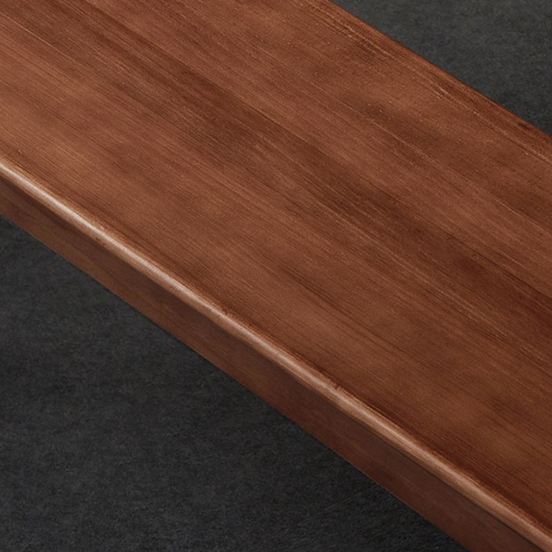 17.7" H Solid Wood Seating Bench Modern Ottoman Bench with Legs Clearhalo 'Benches' 'Chairs & Seating' 'furn' 'furn_benches' 'Furniture' 'Living Room Furniture' 1200x1200_f63fc374-23a5-47be-8705-412f73d0ca56