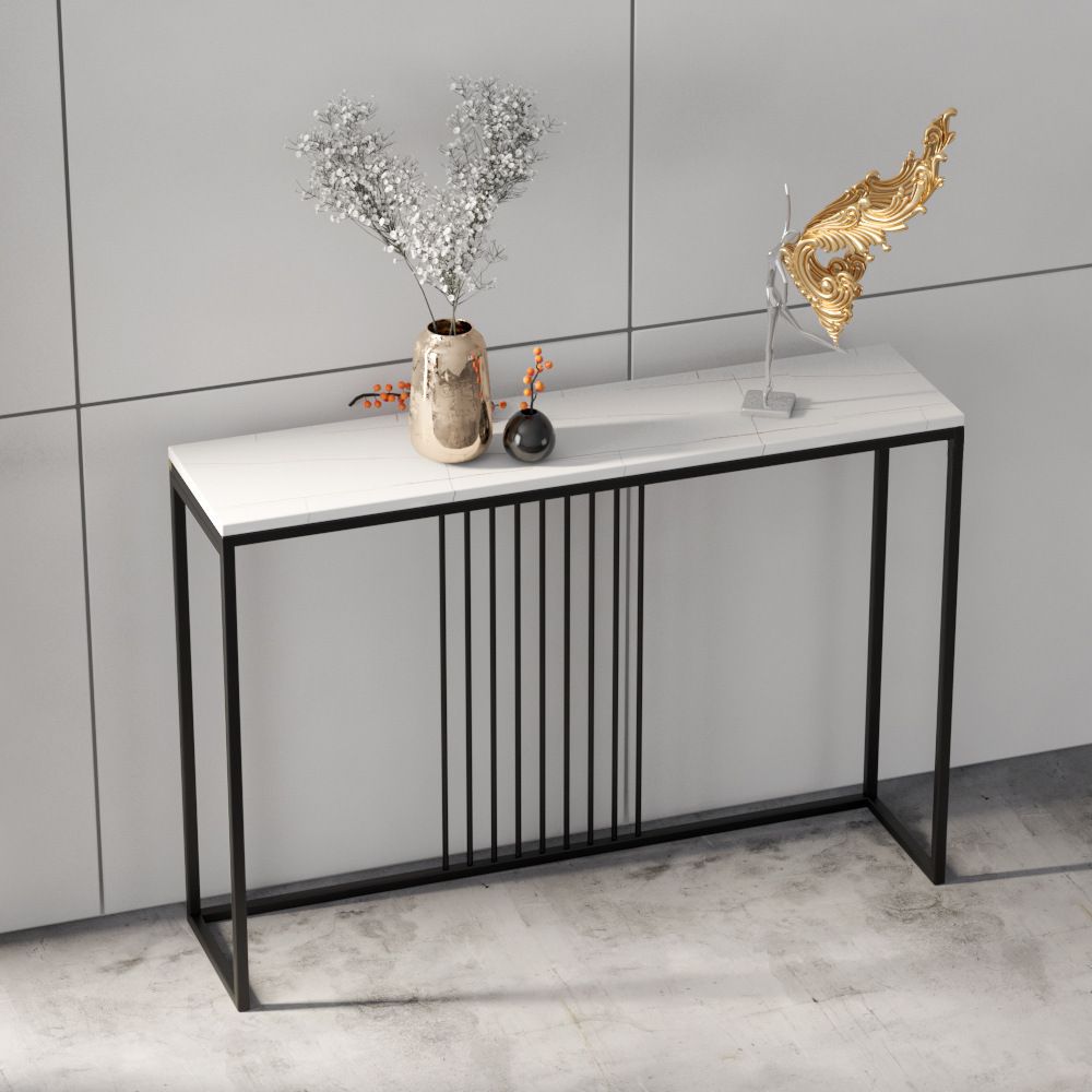 Modern Console Accent Table Antique Finish Console Sofa Table Clearhalo 'Console Tables' 'console_tables' 'Entry & Mudroom Furniture' 'furn' 'furn_console_tables' 'Furniture' 1200x1200_f6435a44-8ba9-4a2d-820d-098d8eee3cec