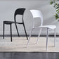 Plastic Contemporary Modern Dining Side Chair Open Back Chair Clearhalo ' kitchen&dining_furn' 'Dining Chairs' 'Dining Tables & Seating' 'dining_chair' 'furn' 'furn_dining_chair' 'Furniture' 'furniture_dining_chair' 'Kitchen & Dining Furniture' 'kitchen' 1200x1200_f64885a9-1ac3-4c57-9dae-ae5d2b55f72e