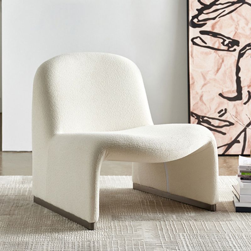 Wool Armless Chair 28.34" High Metal Frame Chair for Living Room Clearhalo 'Accent Chairs' 'accent_chairs' 'Chairs & Seating' 'furn' 'furn_accent_chairs' 'Furniture' 'Living Room Furniture' 1200x1200_f6499011-66e1-4143-8ab5-49b5252c9609