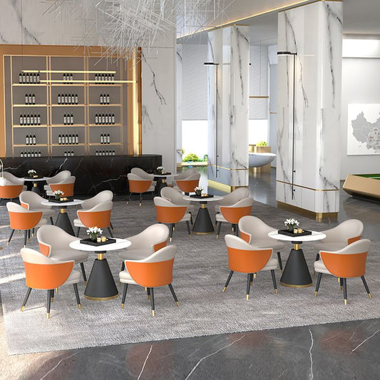 Modern Sintered Stone Dining Room Set 1/2/5 Pieces Dining Furniture Set /Separate Items Clearhalo 'Dining Room Sets' 'Dining Tables & Seating' 'dining_room_set' 'furn' 'furn_dining_room_set' 'Furniture' 'furniture_dining_room_set' 'Kitchen & Dining Furniture' 'kitchen&dining_furn' 'kitchen' 1200x1200_f64a6559-4590-4e0c-a8c0-de869c9ea9cf