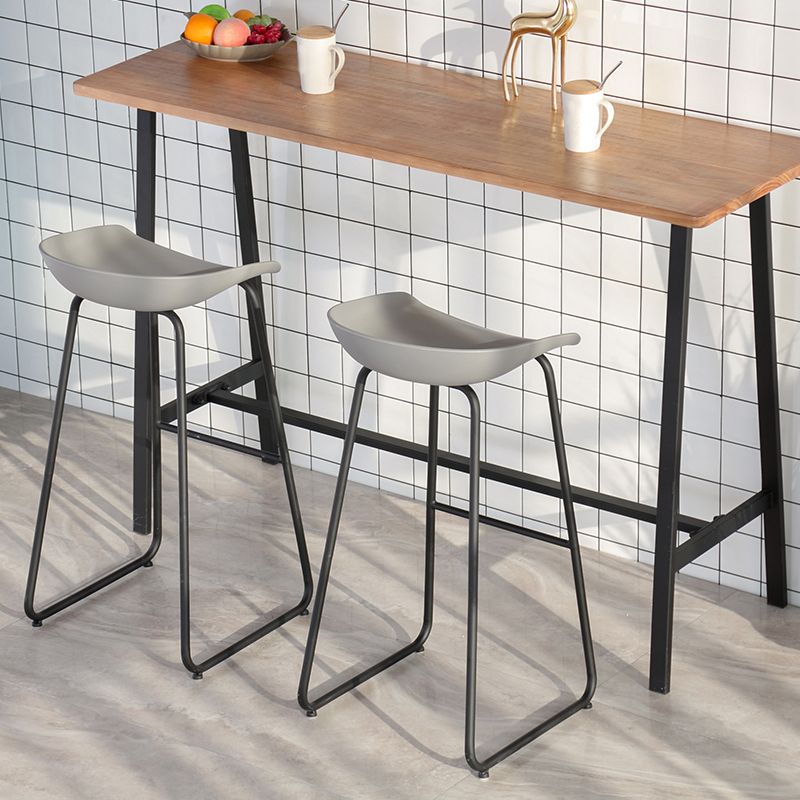 Juego de mesa de bar Glam para interiores, juego de mostrador con caballete de madera maciza de 1/2/3/5 piezas en color natural