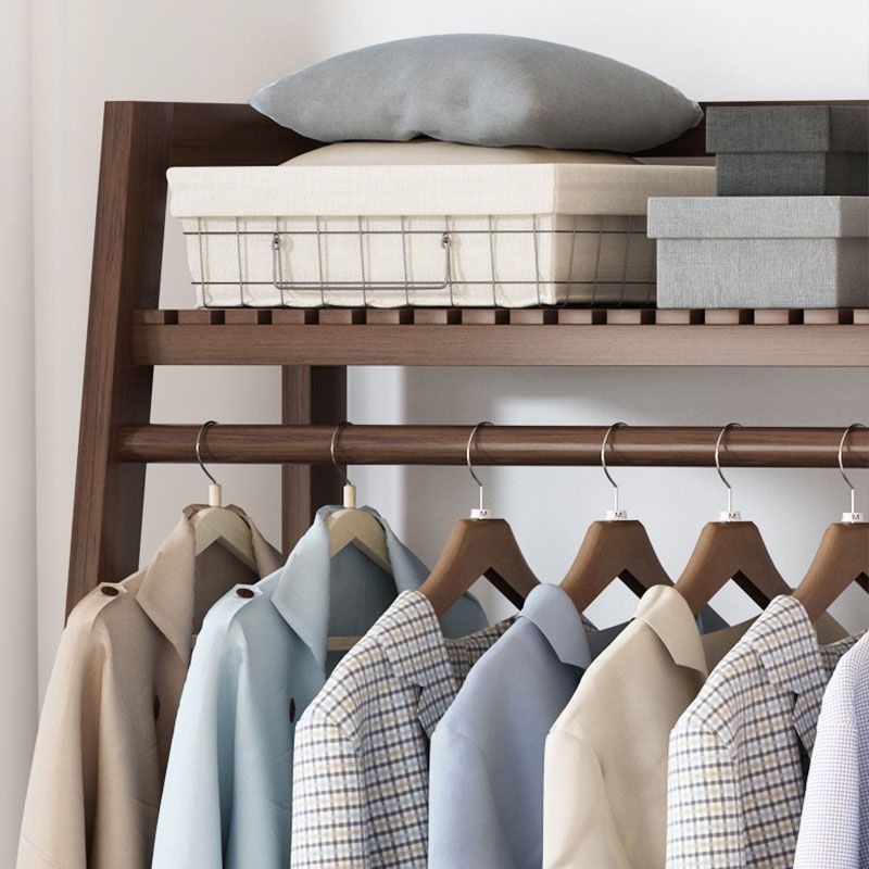 Woonkamer Autekast Rek Wood 56,69 inch Hall Tree Trapezoid Vorm Entryway Kit