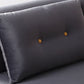 Cushion Back Futon Sofa Bed Pillow Included Sleeper Sofa with Gold Leg Clearhalo 'furn' 'furn_futons' 'Furniture' 'Futons & Daybeds' 'Futons' 'Living Room Furniture' 1200x1200_f650e380-da8d-47e7-aeec-8e4b02439a7d
