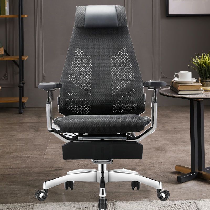 Modern Slide Office Chair Removable Arms Adjustable Seat Height Desk Chair with Wheels Clearhalo 'furn' 'furn_office_chair' 'Furniture' 'Office Chairs' 'Office Furniture' 'office_chair' 1200x1200_f654f42d-72c3-4f37-8c6e-744f74c09693