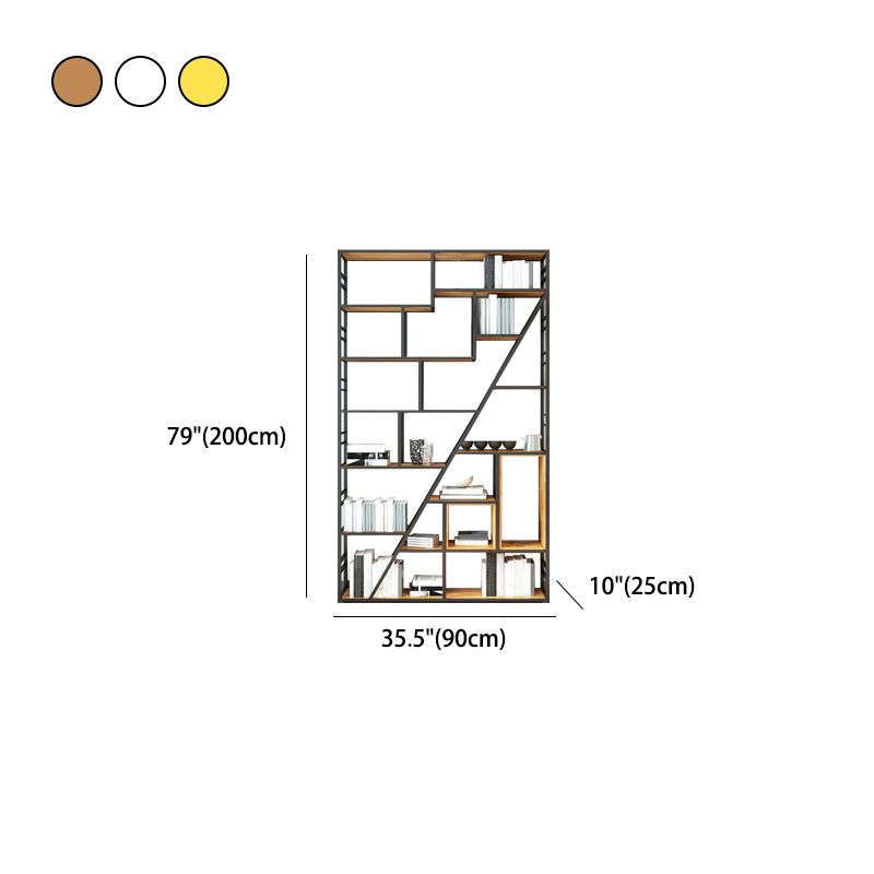 Libreria moderna di libreria in metallo da 10 "W con scaffali