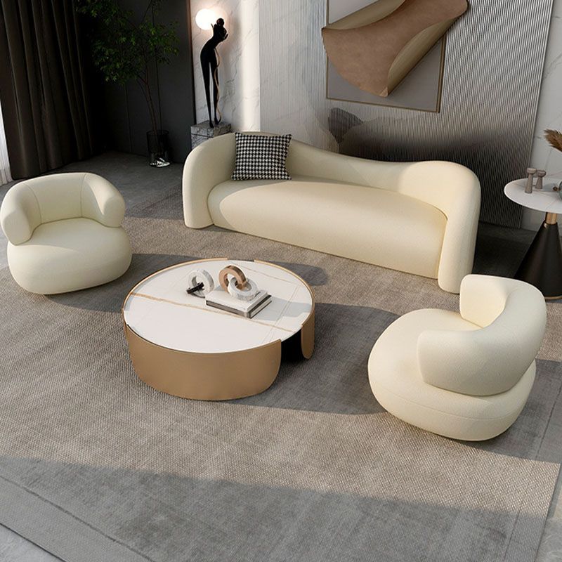 Divano a colori solidi di divano a fondo stretto moderno per sala bonus