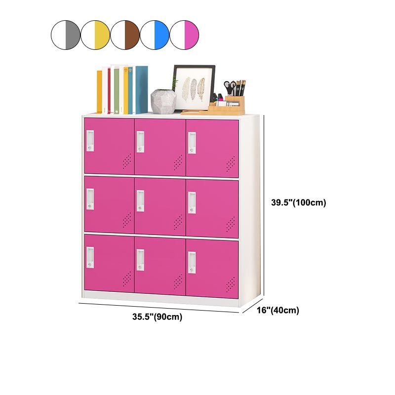 Gabinete de almacenamiento de metal Armoire no colgante contemporáneo para el hogar