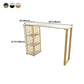 Stone Bar Table Traditional Luxury Rectangle Bar Table with Sled Base Clearhalo 'Bar Furniture' 'Bar Tables' 'bar_tables' 'Furniture' 'furniture_bar_tables' 'Kitchen & Dining Furniture' 1200x1200_f6574fc5-a17d-42b8-81f0-215531bfd9bc