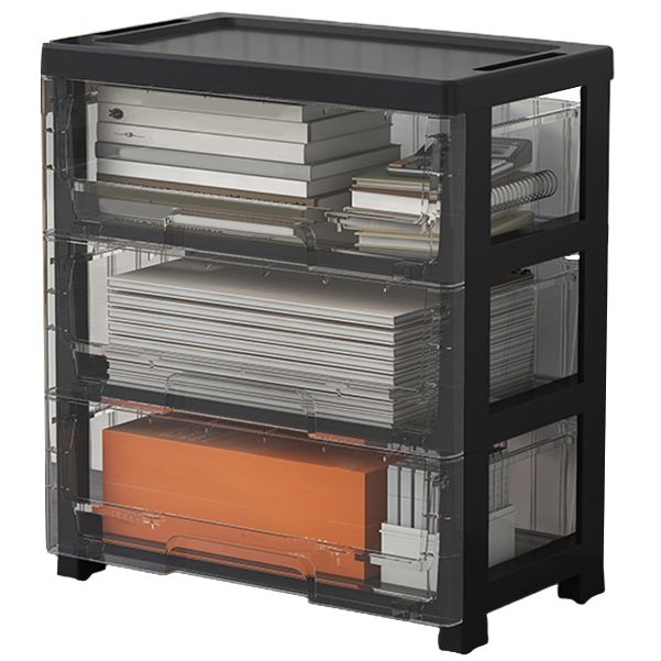 Libreria di plastica e metallo, libreria contemporanea multilivetti per l'home office