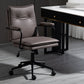 Swivel Computer Desk Chair with Padded Arms Black Frame Modern Office Chair Clearhalo 'furn' 'furn_office_chair' 'Furniture' 'furniture_office_chair' 'Office Chairs' 'Office Furniture' 'office_chair' 1200x1200_f65bfc9c-8cd3-43ad-8fc5-aff81ec29822