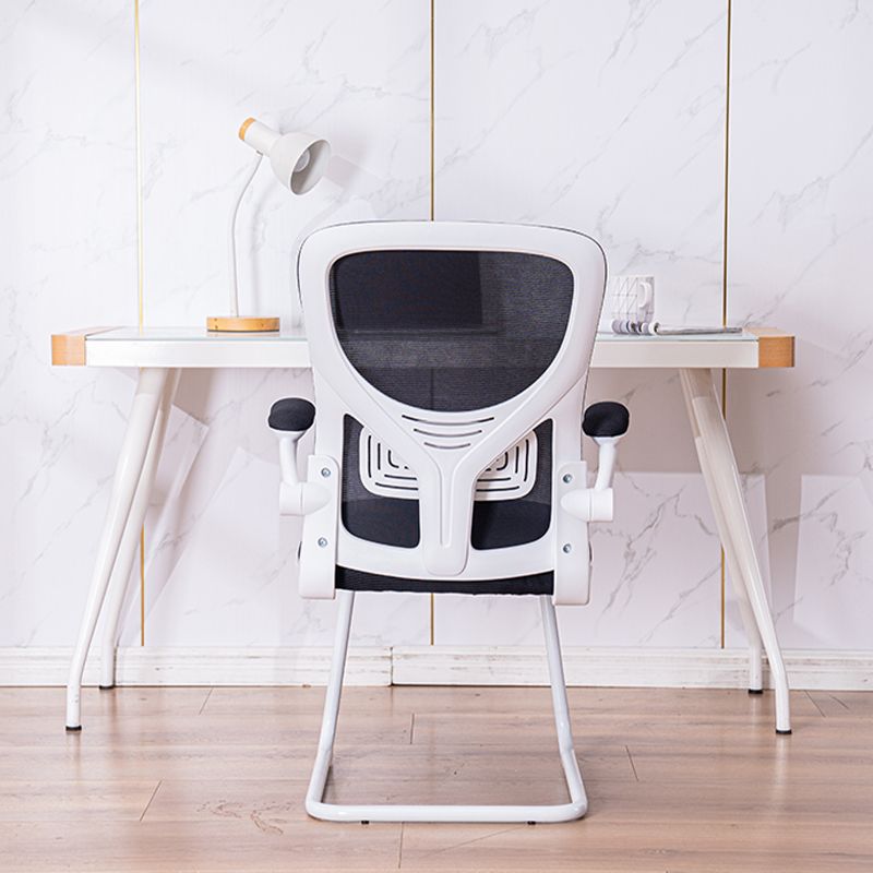 Modern Arms Included Chair High-Back Mesh Desk Chair in Black/ Green/ Gray/ Blue /Pink