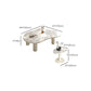 Marble White Single Coffee Table Modern Free-Form Coffee Table Clearhalo 'Coffee & Accent Tables' 'Coffee Tables' 'coffee_tables' 'furn' 'furn_coffee_tables' 'Furniture' 'Living Room Furniture' 1200x1200_f660c853-3796-4915-9a58-d2eb153d2ae5