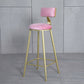 Glam Metal Upholstered Barstool Bristol Bar Stool with Iron Legs and Low Back,Cushion Clearhalo 'Bar Furniture' 'Bar Stools' 'bar_stools' 'furn' 'furn_bar_stools' 'furniture_bar_stools' 'Kitchen & Dining Furniture' 'kitchen&dining_furn' 'kitchen' 'kitchen_furn' Furniture' 1200x1200_f661dac4-df0b-451f-827f-64bb7becd0d6