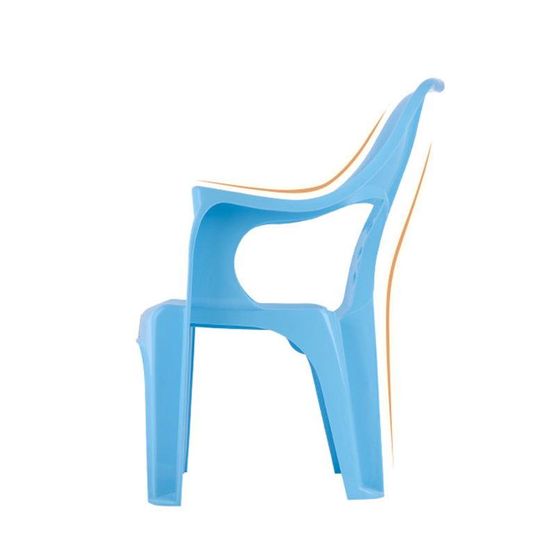 Plastic Modern Dining Arm Chairs Indoor Stackable Home Dining Armchair Clearhalo ' kitchen&dining_furn' 'Dining Chairs' 'Dining Tables & Seating' 'dining_chair' 'furn' 'furn_dining_chair' 'Furniture' 'furniture_dining_chair' 'Kitchen & Dining Furniture' 'kitchen' 1200x1200_f663c173-d401-47e7-9b10-2bb83b0730d5