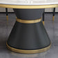 Marble Dining Table Luxury Style Single Pedestal Base Table for Dining Room Clearhalo ' dining_table' 'Dining Tables & Seating' 'Dining Tables' 'furn' 'furn_dining_table' 'Furniture' 'furniture_dining_table' 'Kitchen & Dining Furniture' 'kitchen&dining_furn' 'kitchen' 'kitchen_dining_table' 1200x1200_f664cd0c-4db1-454e-9603-fc3de3c01d30