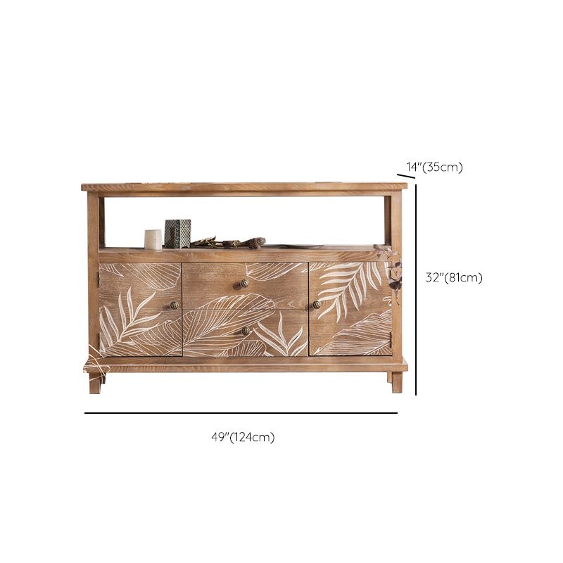 Distressed Wood Accent Chest Industrial Knobs Wood Accent Cabinet Clearhalo 'Cabinets & Chests' 'cabinets_chests' 'furn' 'furn_cabinets_chests' 'Furniture' 'Living Room Furniture' 1200x1200_f664d8c7-5b6f-4082-a640-8ff93595db0e