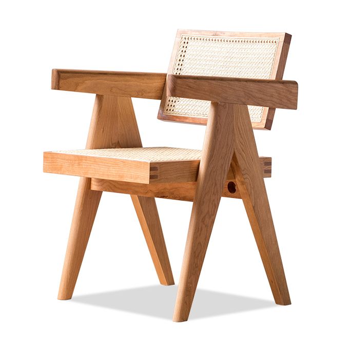 Solid Wood Open Back Contemporary Dining Accent Chair for Home Clearhalo 'Dining Chairs' 'Dining Tables & Seating' 'dining_chair' 'furn' 'furn_dining_chair' 'Furniture' 'Kitchen & Dining Furniture' 1200x1200_f666a604-8642-465d-9639-472071bb2fbb