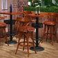 Industrial Solid Wood Bar Table Set 1/3/4/5 Pieces Counter Table with High Stools Clearhalo 'Bar Furniture' 'furn' 'furn_home_bar_bar_sets' 'Furniture' 'Home Bars & Bar Sets' 'home_bar_bar_sets' 'Kitchen & Dining Furniture' 1200x1200_f66aa168-0a91-42f9-8eb7-9b471406e1bb