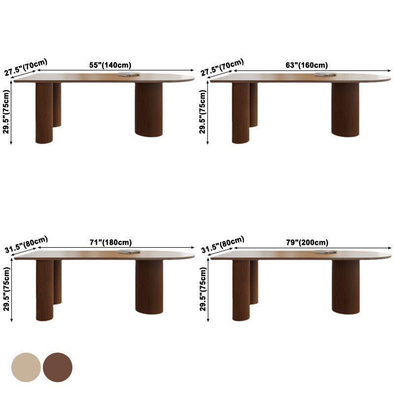 Solid Wood Modern Free Form Dining Table Wood Top Table for Dining Room Clearhalo ' dining_table' 'Dining Tables & Seating' 'Dining Tables' 'furn' 'furn_dining_table' 'Furniture' 'furniture_dining_table' 'Kitchen & Dining Furniture' 'kitchen&dining_furn' 'kitchen' 'kitchen_dining_table' 1200x1200_f66b78ac-aa4e-4438-9765-2e14c8000c34
