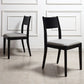 Industrial Dining Chair Open Back Chair with Black Wood Legs for Home Use Clearhalo ' kitchen&dining_furn' 'Dining Chairs' 'Dining Tables & Seating' 'dining_chair' 'furn' 'furn_dining_chair' 'Furniture' 'furniture_dining_chair' 'Kitchen & Dining Furniture' 'kitchen' 1200x1200_f66c577a-2db7-40ac-a951-6966e130db47