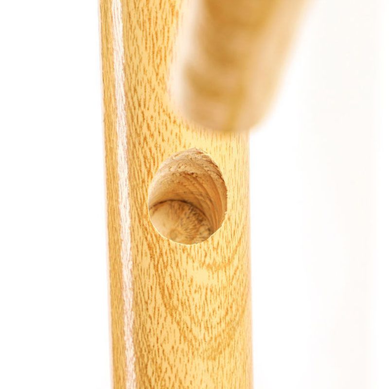 Support moderne de manteau de support de couleur de couleur en bois avec crochets de manteau