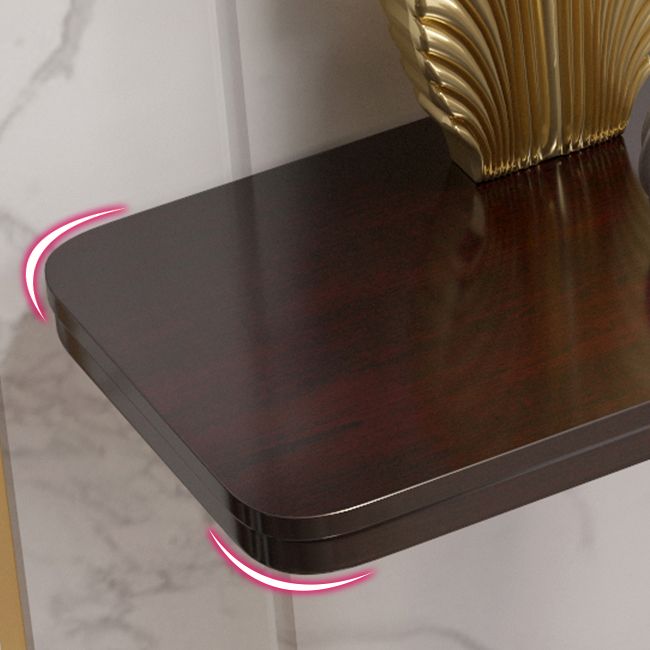 33,46 "Console alta Tabella 1 tavolo accento in legno massiccio per sala