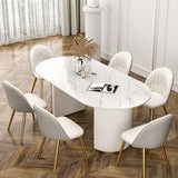 Oval Dining Table Traditional Luxury Dining Table with Double Pedestal