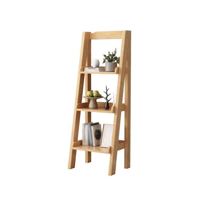 Modern Style Ladder Bookshelf Solid Wood Open Shelf Bookcase Clearhalo 'Bookcases' 'furn' 'furn_bookcases' 'Furniture' 'furniture_bookcases' 'kitchen' 'kitchen_bookcases' 'Living Room Furniture' 'Office Furniture' 1200x1200_f674eaec-2de7-4b42-899f-10981d3a8aa9