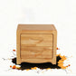 Solid Wood Bed Nightstand Traditional Bedside Cabinet with Drawers