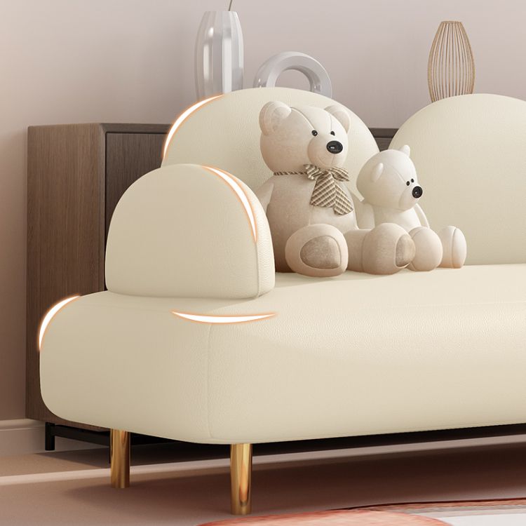 Zeitgenössisches Sitzplatz Leder 3 Sitzer Wohnzimmer eingebraucht