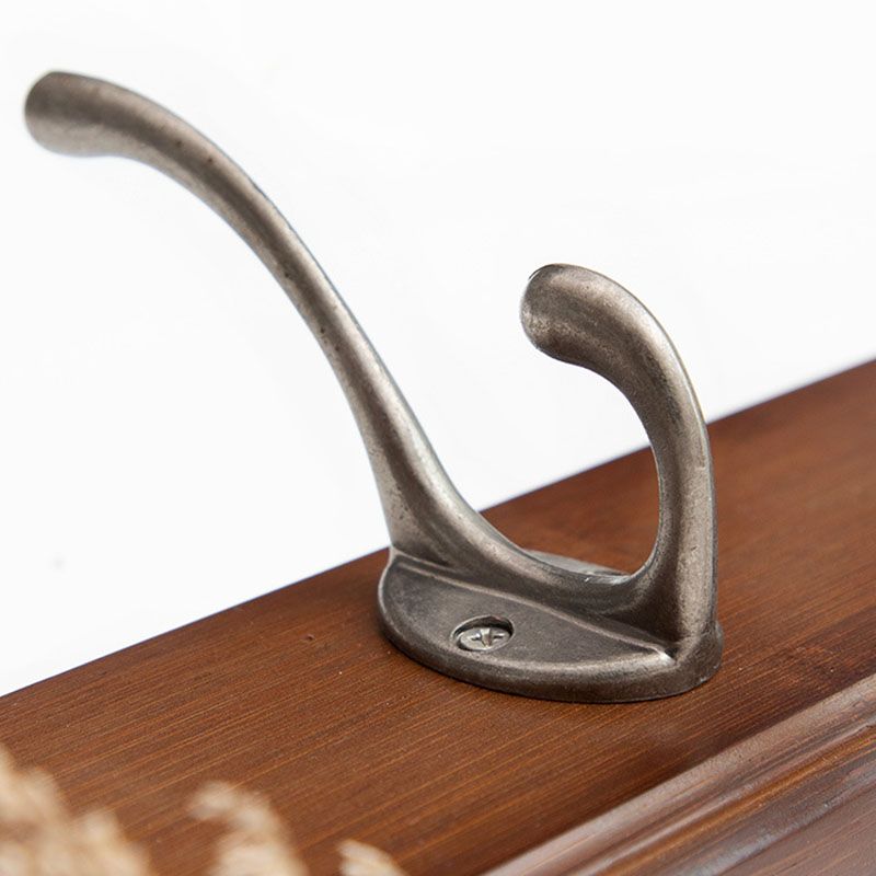 Brown Wooden Coat Hanger Modern Style Minimalist Home Wall Hanging Coat Rack Clearhalo 'Entry & Mudroom Furniture' 'furn' 'furn_hall_tree_coat_racks' 'Furniture' 'Hall Trees & Coat Racks' 'hall_tree_coat_racks' 1200x1200_f677c57d-0288-45f5-9f9a-332c50b48896