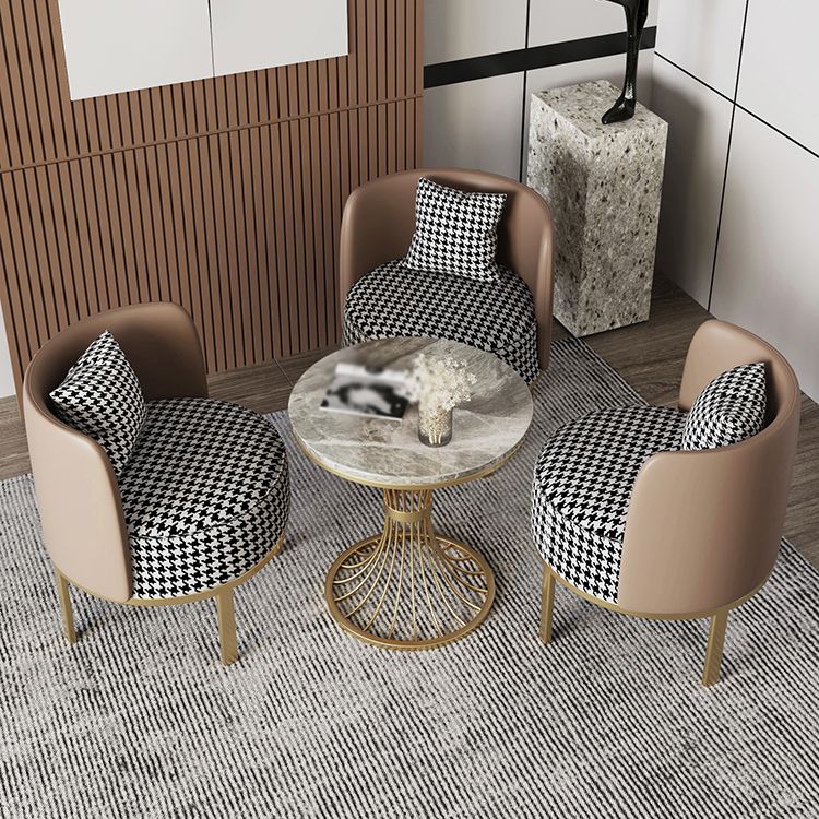 Glam Sintered Stone Dining Table Set 1/3/4/5 Pieces Dining Furniture Set /Separate Items Clearhalo 'Dining Room Sets' 'Dining Tables & Seating' 'dining_room_set' 'furn' 'furn_dining_room_set' 'Furniture' 'furniture_dining_room_set' 'Kitchen & Dining Furniture' 'kitchen&dining_furn' 'kitchen' 1200x1200_f6793687-0830-42b8-9487-b1d5f561d696