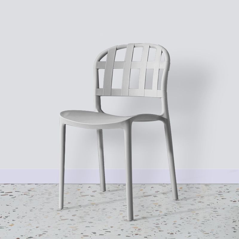 Plastic Armless Dining Chairs Scandinavian Style Home Dining Side Chair Clearhalo 'Dining Chairs' 'Dining Tables & Seating' 'dining_chair' 'furn' 'furn_dining_chair' 'Furniture' 'Kitchen & Dining Furniture' 1200x1200_f67a25d4-ec32-40ab-ba8b-61580cb35f02