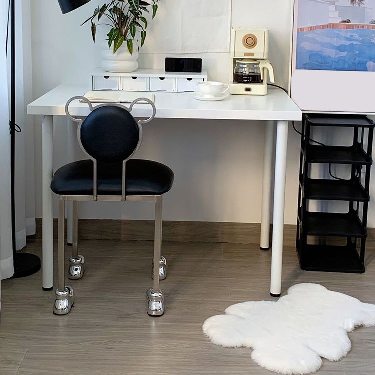 Chaise de bras sans bras rembourrée