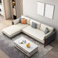 Contemporary Square Arm Sectional with Pillowed Back Cushions Clearhalo 'furn' 'furn_sectionals' 'Furniture' 'furniture_sectionals' 'kitchen' 'kitchen_sectionals' 'Living Room Furniture' 'Sectionals' 1200x1200_f6840144-64a1-4148-a855-2dd2baeff906