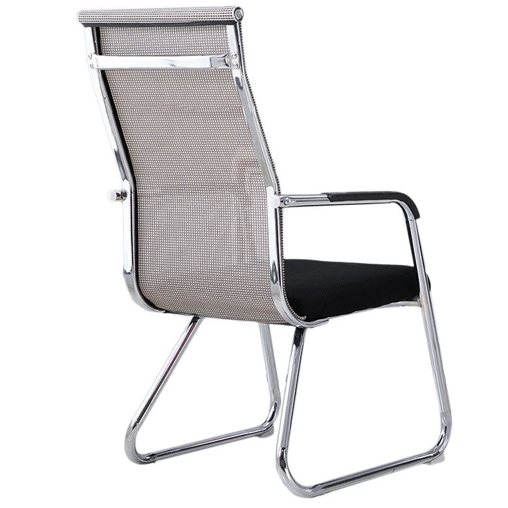 Medium/High Back Office Chair Fixed Armchair with Fabric Sponge Cushion Clearhalo 'furn' 'furn_office_chair' 'Furniture' 'Office Chairs' 'Office Furniture' 'office_chair' 1200x1200_f6842796-b479-4b29-9132-48ae41f647c5