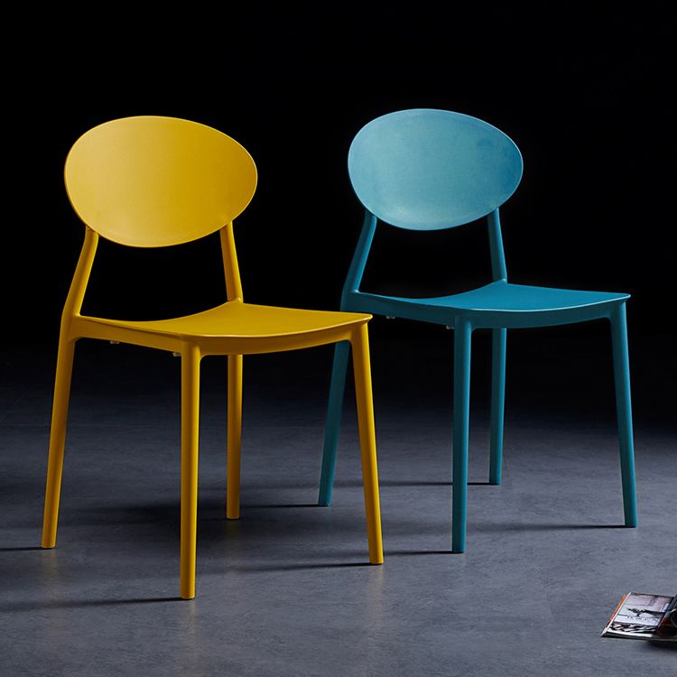 Modern Plastic Dining Room Chair Stacking Dining Armless Chair for Restaurant Use Clearhalo ' kitchen&dining_furn' 'Dining Chairs' 'Dining Tables & Seating' 'dining_chair' 'furn' 'furn_dining_chair' 'Furniture' 'furniture_dining_chair' 'Kitchen & Dining Furniture' 'kitchen' 1200x1200_f684fc2a-a3cc-43a9-8ede-f12e5c291577
