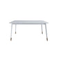 Modern White Iron Dinette Set 1/2/5/7 Pieces Rectangle Sintered Stone Top Dining Table Set Clearhalo 'Dining Room Sets' 'Dining Tables & Seating' 'dining_room_set' 'furn' 'furn_dining_room_set' 'Furniture' 'Kitchen & Dining Furniture' 1200x1200_f68533f6-1ec2-4292-906e-08f25044f707