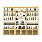 Glam Floor Wine Bottle Holder Metal Single Wine Rack in Gold/Black Clearhalo 'furn' 'furn_wine_racks' 'Furniture' 'Kitchen & Dining Furniture' 'Wine Racks' 'wine_racks' 1200x1200_f6855221-dc43-4fa0-a46a-eb14ea139b89