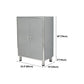 Stainless Steel Sideboard Cabinet Modern Server Cabinet with Storage for kitchen Clearhalo 'buffet_sideboard' 'Buffets & Sideboards' 'furn' 'furn_buffet_sideboard' 'Furniture' 'furniture_buffet_sideboard' 'Kitchen & Dining Furniture' 1200x1200_f68bebb2-6789-414b-b41f-ee7dbf067039