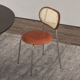 Industrial Style Open Back Side Chair Faux Leather Dining Chairs Clearhalo ' kitchen&dining_furn' 'Dining Chairs' 'Dining Tables & Seating' 'dining_chair' 'furn' 'furn_dining_chair' 'Furniture' 'furniture_dining_chair' 'Kitchen & Dining Furniture' 'kitchen' 1200x1200_f68e198f-1480-4a0c-9699-29be2893ce61