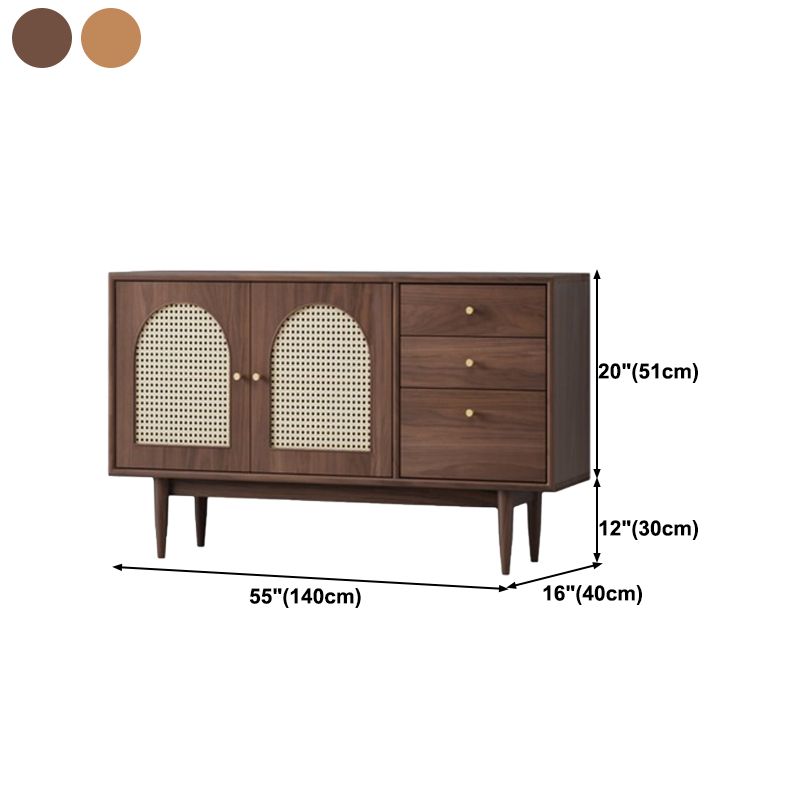 Sideboard in stile lussuoso mobile in legno con cassetti e porte