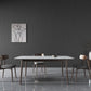 Medieval Modern Rectangle Table Sintered Stone Top Table with Wooden Base and 4 Legs Clearhalo ' dining_table' 'Dining Tables & Seating' 'Dining Tables' 'furn' 'furn_dining_table' 'Furniture' 'furniture_dining_table' 'Kitchen & Dining Furniture' 'kitchen&dining_furn' 'kitchen' 'kitchen_dining_table' 1200x1200_f68fa77b-6087-4dff-9549-632920ca157e