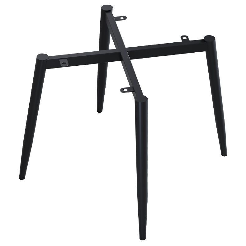 Modern Metal Indoor-Outdoor Chair Dining Room Solid Back Armless Single Chair Clearhalo ' kitchen&dining_furn' 'Dining Chairs' 'Dining Tables & Seating' 'dining_chair' 'furn' 'furn_dining_chair' 'Furniture' 'furniture_dining_chair' 'Kitchen & Dining Furniture' 'kitchen' 1200x1200_f690122d-345d-43f5-a7b3-335443815208