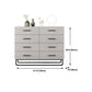 Contemporary Vertical Chest Wood Chest with Drawers for Bedroom Clearhalo 'Bedroom Furniture' 'Dressers & Chests' 'dressers_chests' 'furn' 'furn_dressers_chests' 'Furniture' 1200x1200_f690bf37-2a0d-4105-8ef6-1a014f0b982e